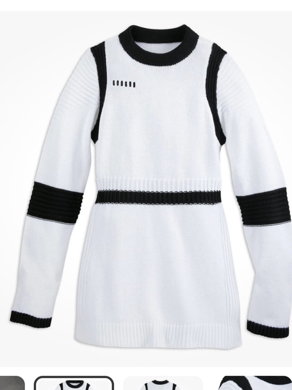 Disney Star Wars stormtrooper sweater/costume! So cool! Size S!